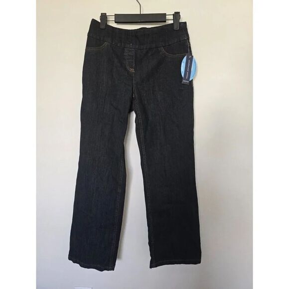 Westbound Pants - Westbound Petites 6P Pants Park Avenue Fit Denim looking
